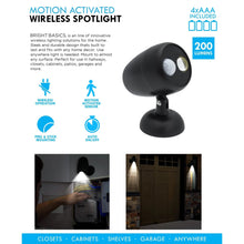 Load image into Gallery viewer, Bright Basics Motion Activated Wireless Spotlight