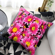 Load image into Gallery viewer, Bright Red Flower Cushion Cover Home Fashion Decoration Red Orange Pink Poppy Flowers Decorative Throw Pillow Cover Case Cushion Home Living Room Pillow Case Super Soft Short Plush Cushion Cover 45x45CM