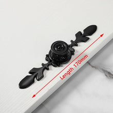 Load image into Gallery viewer, Bronze Door Handles Cabinet Handle Antique Cabinet Pulls Wardrobe Drawer Knobs Zinc Alloy Cupboard Furniture Hardware Center Shabby Chic Drawer Pulls Handles Antique Bronze Kitchen Cabinet Drop Bail Pulls Handles