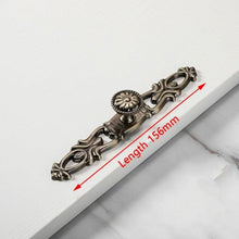 Load image into Gallery viewer, Bronze Door Handles Cabinet Handle Antique Cabinet Pulls Wardrobe Drawer Knobs Zinc Alloy Cupboard Furniture Hardware Center Shabby Chic Drawer Pulls Handles Antique Bronze Kitchen Cabinet Drop Bail Pulls Handles