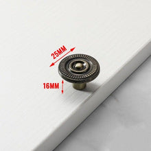 Load image into Gallery viewer, Bronze Door Handles Cabinet Handle Antique Cabinet Pulls Wardrobe Drawer Knobs Zinc Alloy Cupboard Furniture Hardware Center Shabby Chic Drawer Pulls Handles Antique Bronze Kitchen Cabinet Drop Bail Pulls Handles