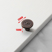 Load image into Gallery viewer, Bronze Door Handles Cabinet Handle Antique Cabinet Pulls Wardrobe Drawer Knobs Zinc Alloy Cupboard Furniture Hardware Center Shabby Chic Drawer Pulls Handles Antique Bronze Kitchen Cabinet Drop Bail Pulls Handles