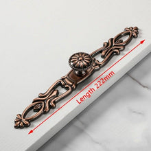 Load image into Gallery viewer, Bronze Door Handles Cabinet Handle Antique Cabinet Pulls Wardrobe Drawer Knobs Zinc Alloy Cupboard Furniture Hardware Center Shabby Chic Drawer Pulls Handles Antique Bronze Kitchen Cabinet Drop Bail Pulls Handles