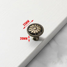 Load image into Gallery viewer, Bronze Door Handles Cabinet Handle Antique Cabinet Pulls Wardrobe Drawer Knobs Zinc Alloy Cupboard Furniture Hardware Center Shabby Chic Drawer Pulls Handles Antique Bronze Kitchen Cabinet Drop Bail Pulls Handles