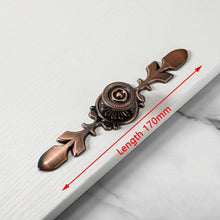 Load image into Gallery viewer, Bronze Door Handles Cabinet Handle Antique Cabinet Pulls Wardrobe Drawer Knobs Zinc Alloy Cupboard Furniture Hardware Center Shabby Chic Drawer Pulls Handles Antique Bronze Kitchen Cabinet Drop Bail Pulls Handles