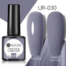 Load image into Gallery viewer, Brown Blue Gel Nail Polish UV LED Autumn Winter Series Matte And Glossy Colors Elegant Stylish Design For Womens