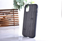 Load image into Gallery viewer, Brown Simple Easy Grip Wooden Design Slim Case for iPhone 11 14 12 13 Pro XS Max x XR mini SE2 SE 7 6 8 6s Plus Cover Wood Bamboo Pattern Leather Vintage Case
