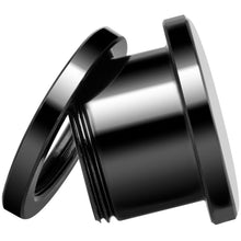 Load image into Gallery viewer, Black White Owl Black Anodized Screw Fit Plug Set 1/2