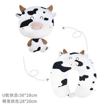 Load image into Gallery viewer, Bubble Kiss Soft Pillow Penguin U-Shaped Sleep Protection Neck Pillow Home Office Nap Body Pillows Travel Car Adult Cute Pillows U-Shaped Neck Pillow Throw Pillow Neck Supporter Foam particle Headrest Office Nap Desktop Pad Headrest