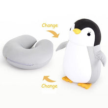 Load image into Gallery viewer, Bubble Kiss Soft Pillow Penguin U-Shaped Sleep Protection Neck Pillow Home Office Nap Body Pillows Travel Car Adult Cute Pillows U-Shaped Neck Pillow Throw Pillow Neck Supporter Foam particle Headrest Office Nap Desktop Pad Headrest