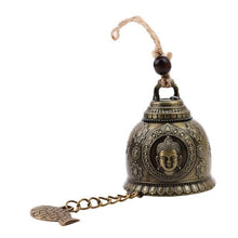 Load image into Gallery viewer, Buddha Statue Pattern Bell Blessing Feng Shui Hanging Ornament Wind Chime For Good Luck Fortune Home Car Hanging Decor Gift Crafts