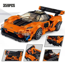 Load image into Gallery viewer, Building Blocks Racing Car Model