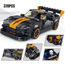 Load image into Gallery viewer, Building Blocks Racing Car Model