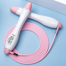 Load image into Gallery viewer, Built-in Rolling Pin Counter Jump Rope Skipping Rope Speed Rope For Boxing Jumping Training Lose Weight Fitness Digital Weight Calories Time Setting Skipping Rope With Counter For Indoor And Outdoor Exercise