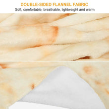 Load image into Gallery viewer, Burrito Tortilla Throw Blanket