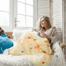 Load image into Gallery viewer, Burrito Tortilla Throw Blanket