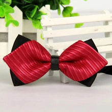 Load image into Gallery viewer, Business Black Golden Butterfly Men Bowtie Luxury Double Layer Pointed Classic Bow Tie Lovely Men Gift For Office And Meetings
