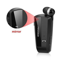 Load image into Gallery viewer, Business Black Wireless Bluetooth Collar Clip Headset Sport Driver Vibration Earphone Clip Bluetooth MP3 Player Sports Headphones Wireless Wearable Music Player For Running Gym
