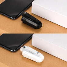 Load image into Gallery viewer, Business Black Wireless Bluetooth Collar Clip Headset Sport Driver Vibration Earphone Clip Bluetooth MP3 Player Sports Headphones Wireless Wearable Music Player For Running Gym