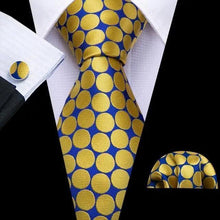 Load image into Gallery viewer, Business Luxury Men Silk Necktie Fashion Tie Sets For Men Wedding Party Wear Elegant Neck Tie Design For Men Soft Business Casual Suit Neckties