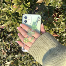 Load image into Gallery viewer, Butterfly Chain Flower Bracelet Chain Phone Case For iPhone 13 12 11 Pro XS Max X XR 7 8 Plus Cute Transparent Back Cover Phone Case For iphone 14Pro 12Mini 13 Pro 6 7 8 plus X XR XS Max SE Soft Fashion Bracelet Clear Protective Cover