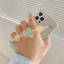 Load image into Gallery viewer, Butterfly Chain Flower Bracelet Chain Phone Case For iPhone 13 12 11 Pro XS Max X XR 7 8 Plus Cute Transparent Back Cover Phone Case For iphone 14Pro 12Mini 13 Pro 6 7 8 plus X XR XS Max SE Soft Fashion Bracelet Clear Protective Cover