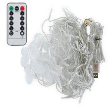 Load image into Gallery viewer, Butterfly Curtain String Lights USB Powered with 8 Modes 96 LED Remote Control