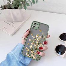 Load image into Gallery viewer, Butterfly Lavender Flower Phone Case For iPhone 13 mini 14 pro max Hard Shockproof Cover Floral Design Built-in Lens Protection Beautiful Design Transparent Back Case Cover for iPhone