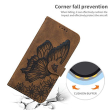 Load image into Gallery viewer, Butterfly Leather Flip Cover For iPhone 14 X XS XR 13 12 11 Pro Max 12 MINI Phone Wallet Case PU Leather Wallet Case Butterfly Flower Pattern Design Magnetic Flip Case Shockproof Protective Cover