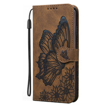 Load image into Gallery viewer, Butterfly Leather Flip Cover For iPhone 14 X XS XR 13 12 11 Pro Max 12 MINI Phone Wallet Case PU Leather Wallet Case Butterfly Flower Pattern Design Magnetic Flip Case Shockproof Protective Cover
