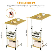 Load image into Gallery viewer, C Side Laptop Small Slim Snack Side Table