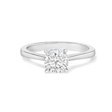Load image into Gallery viewer, 14K White Gold 1.0 Cttw Round Lab Grown Diamond Eagle Claw 4-Prong Set Solitaire Engagement Ring (F-G Color, VS2-SI1 Clarity) - Ring Size 7