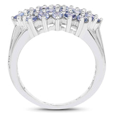 Load image into Gallery viewer, 2.03 Carat Genuine Tanzanite .925 Sterling Silver Ring
