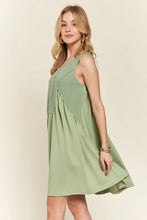 Load image into Gallery viewer, Decorative Button Sleeveless Babydoll Dress For Women β Elegant, Unique, Flowy, Comfortable, Versatile & Stylish