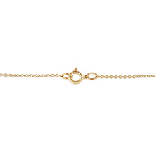 Load image into Gallery viewer, 10K Yellow Flashed .925 Sterling Silver 1/4 Cttw Champagne Diamond Filigree Cross Pendant Necklace (K-L Color, I1-I2 Clarity) - 18"