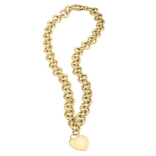 Load image into Gallery viewer, 14k Yellow Gold Rolo Link Necklace (11.40 mm)