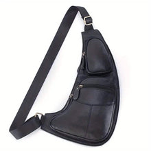 Load image into Gallery viewer, Genuine Leather Crossbody Sling Bag (Unisex)