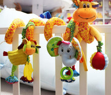 Load image into Gallery viewer, Stuffed Stroller Toys Animal Baby Crib Pram Bed Hanging Educational Infant Baby Rattle For Kids