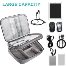 Load image into Gallery viewer, Cable Storage Bag Waterproof Digital Electronic Organizer