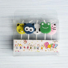 Load image into Gallery viewer, Cake Topper Bear Candles Cartoon Smiley Face Birthday Insert Creative Party Cake Handmade Smiley Daisy Flower Cake Toppers For Birthday Party