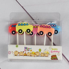 Load image into Gallery viewer, Cake Topper Bear Candles Cartoon Smiley Face Birthday Insert Creative Party Cake Handmade Smiley Daisy Flower Cake Toppers For Birthday Party