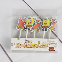 Load image into Gallery viewer, Cake Topper Bear Candles Cartoon Smiley Face Birthday Insert Creative Party Cake Handmade Smiley Daisy Flower Cake Toppers For Birthday Party