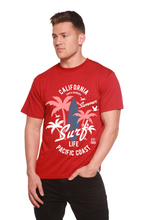 Load image into Gallery viewer, California Surf Men's Bamboo Viscose/Organic Cotton Short Sleeve Graphic T-Shirt