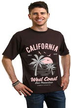 Load image into Gallery viewer, California West Coast Men's Bamboo Viscose/Organic Cotton Short Sleeve Graphic T-Shirt