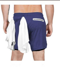 Load image into Gallery viewer, Camo Running Shorts Men Gym Sports Shorts 2 In 1 Quick Dry Workout Training Gym Fitness Jogging Short Pants Summer Men Shorts Men's Running Gym Shorts Breathable with Pockets Quick Dry Sportswear