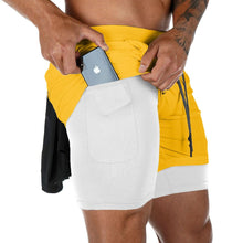 Load image into Gallery viewer, Camo Running Shorts Men Gym Sports Shorts 2 In 1 Quick Dry Workout Training Gym Fitness Jogging Short Pants Summer Men Shorts Men's Running Gym Shorts Breathable with Pockets Quick Dry Sportswear