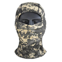 Load image into Gallery viewer, Camouflage Balaclava Full Face Mask for Cycling Hunting Army Bike Military Helmet Liner Tactical Airsoft Cap Scarf Mask Moto Face Mask Balaclava Moto Riding Motorbike Biker Racing Breather Mask Ski Hat Spring Summer For Men Women