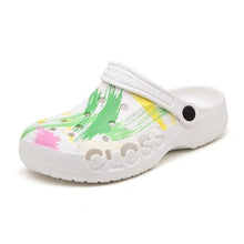 Load image into Gallery viewer, Camouflage Couple Style Men's Summer Hole Shoes Rubber Clogs Garden Shoes Flat Man Non-Slip Outdoor Indoor Slippers Lightweight Hiking Summer Walking Water Beach Shoes