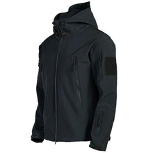 Load image into Gallery viewer, Camouflage Green Lightweight Soft Jackets Men Tactical Windproof Waterproof Jacket Men Outdoor Adventure Jackets Hooded Warm Winter Jacket Casual Winter Sport Warm Hooded Jackets