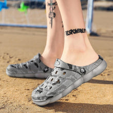 Load image into Gallery viewer, Camouflage Men Clogs Sandals Summer Outdoor Slippers Beach Aqua Shoes Slip On Flip Flops Garden Sandals Casual Outdoor Lightweight Clog Fashion Slip-On Sport Shoe Breathable Design Shoes